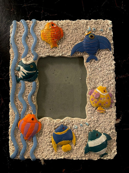 Ocean Theme Kids Photo Frame | 3D Fish Decorative Frame
