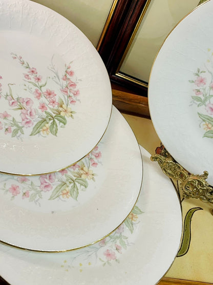 Royal Albert “For All Seasons – Parkland” Floral Plates (Set of 4)(3200 each)