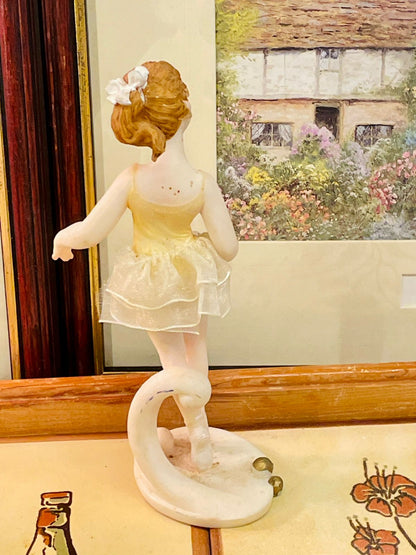 7” Ballerina Porcelain Figurine – Elegant Ballet Dancer Decor