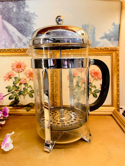 Large Glass French Press Coffee Maker