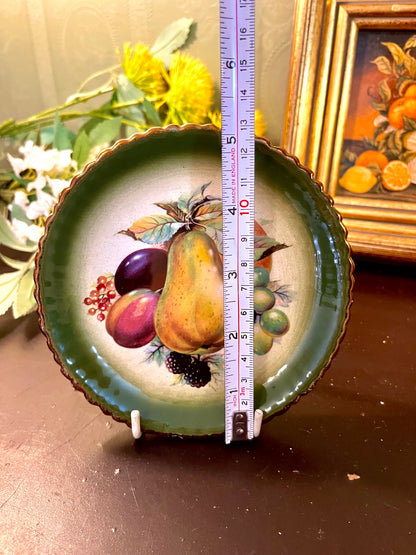 Mayfair Staffordshire England Fruit Decorative Plate 5 Inch