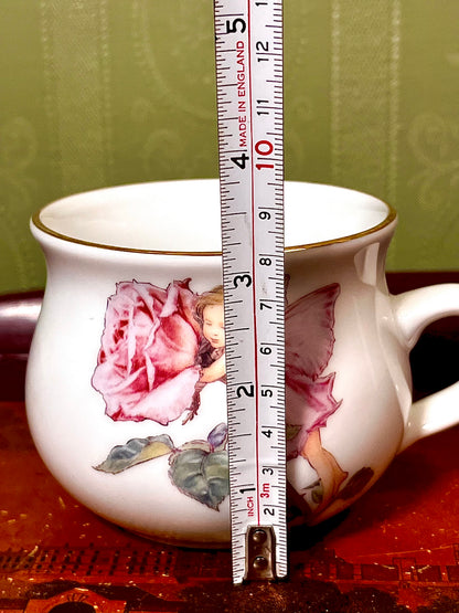 Flower Fairies Rose Fairy Reutter Porzellan Soup Mug Germany
