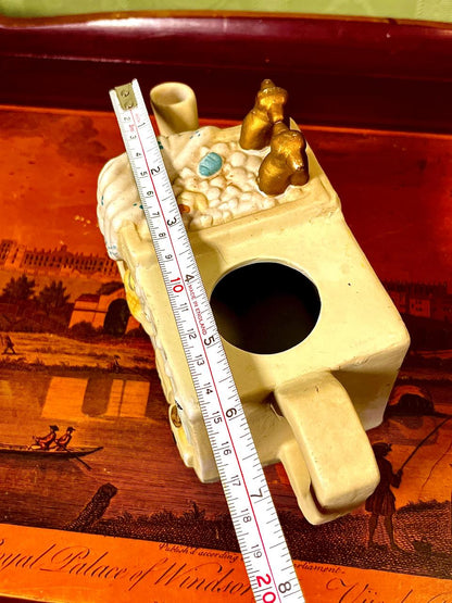 Vintage Ceramic Kitchen Stove Utensil Holder Vase or Tooth pick holder 5.5 Inch