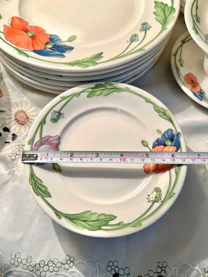 Villeroy & Boch Amapola Floral Dinner & Tea Set 30-Piece