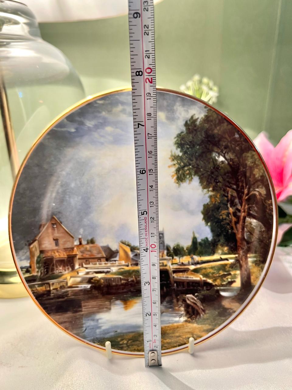 Royal Kendal River Landscape Wall Plate – 8 Inch