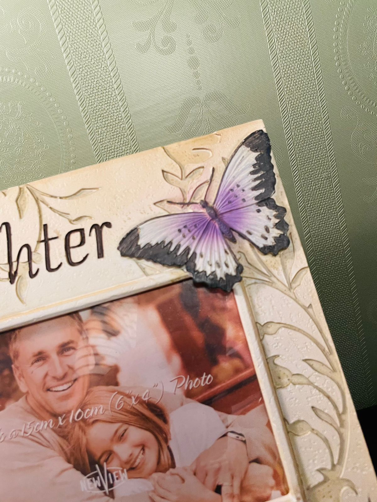Daughter Butterfly Photo Frame 8 Inch Gift for Daughter