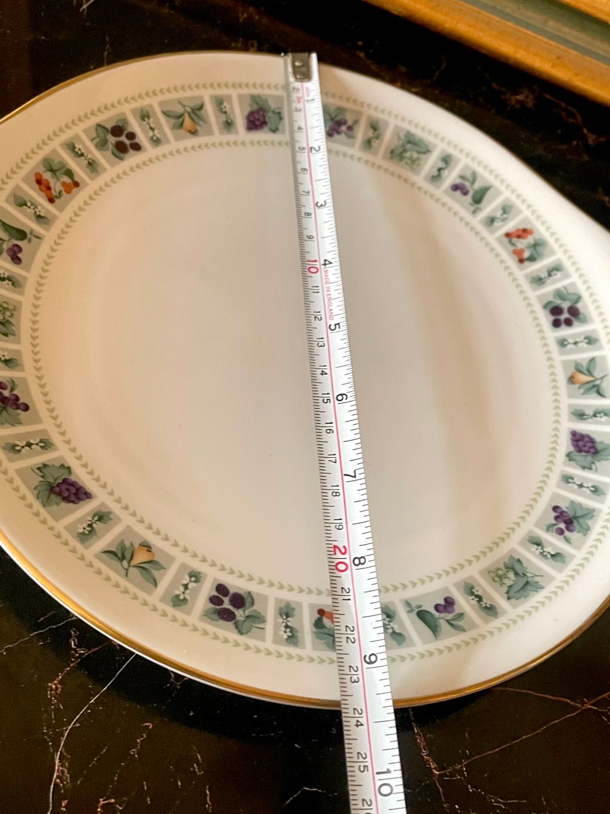 Royal Doulton “Tapestry” Translucent China Cake Plate – England