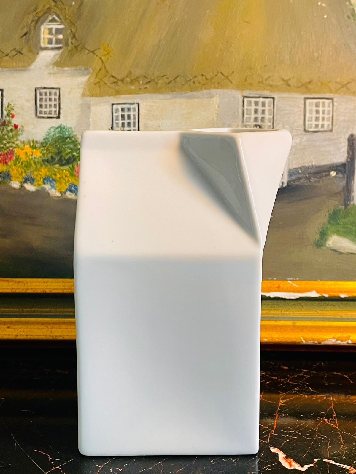 Modern Carton-Style Milk Jug  – Ceramic by Next