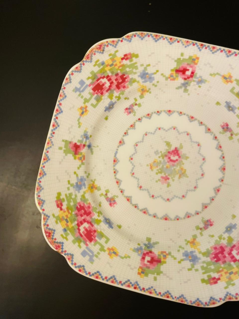 Vintage Royal Albert Petit Point Plate 6" England