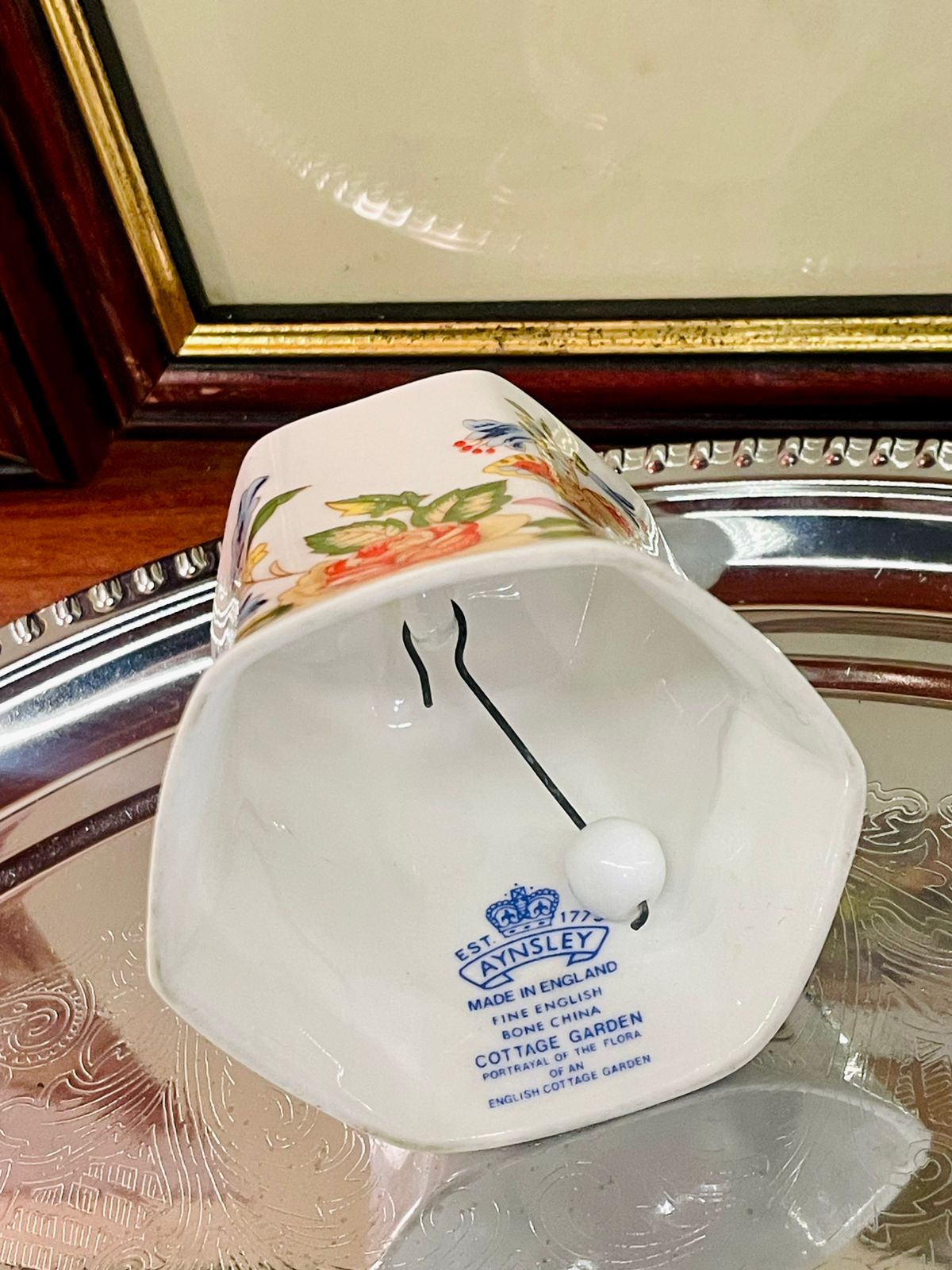 Aynsley Cottage Garden Bone China Bell – Made in England