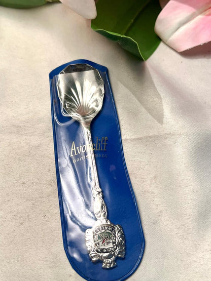 Vintage Avoncliff British Made Wales Souvenir Spoon Approx. 13 cm