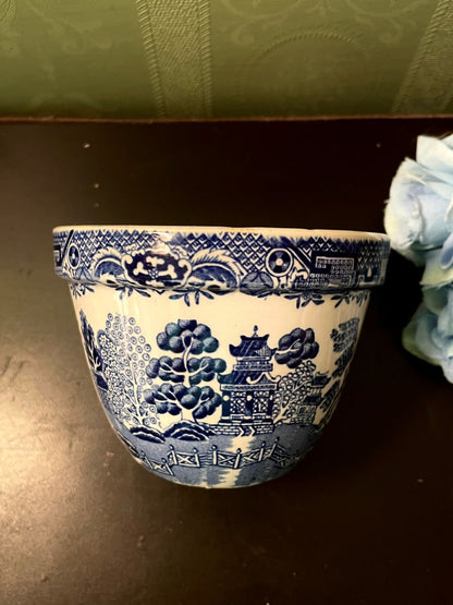 Churchill Blue Willow Bowl 4 Inch Ceramic Dish
