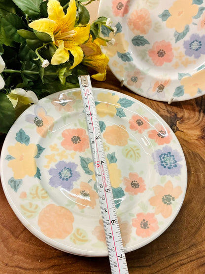Widsummer Floral Dessert Plates Set of 5