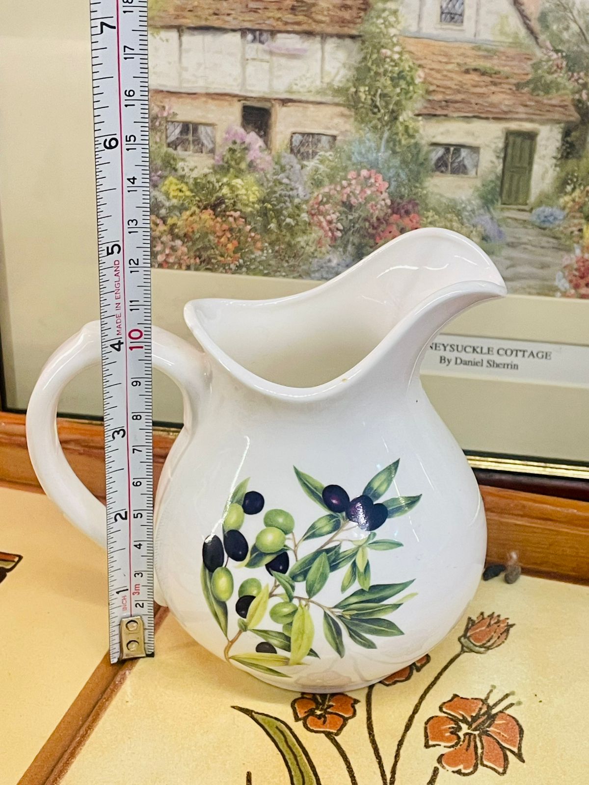 Bone China Olive Pitcher – Norfolk Kitchen & Table Jug
