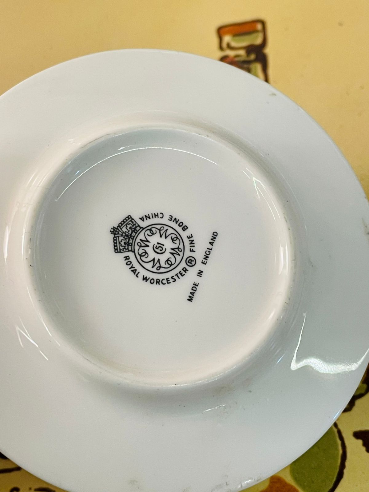 Vintage Floral Bone China Trinket Dish – Mini Jewellery Plate