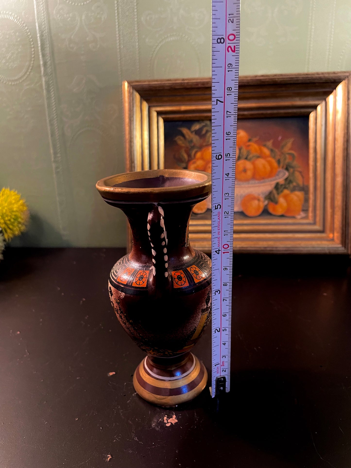 Vintage Greek Revival Amphora Vase – 5.5 Inch