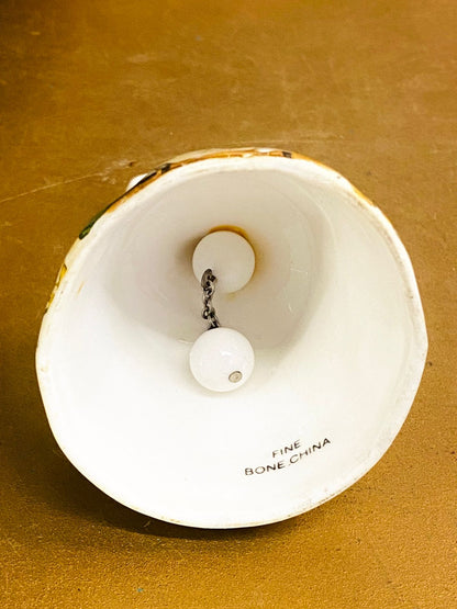 Vintage Llangollen Fine Bone China Bell Ornament