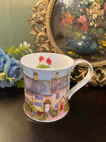 Dunoon Emma Ball Cottage Garden Fine Bone China Mug