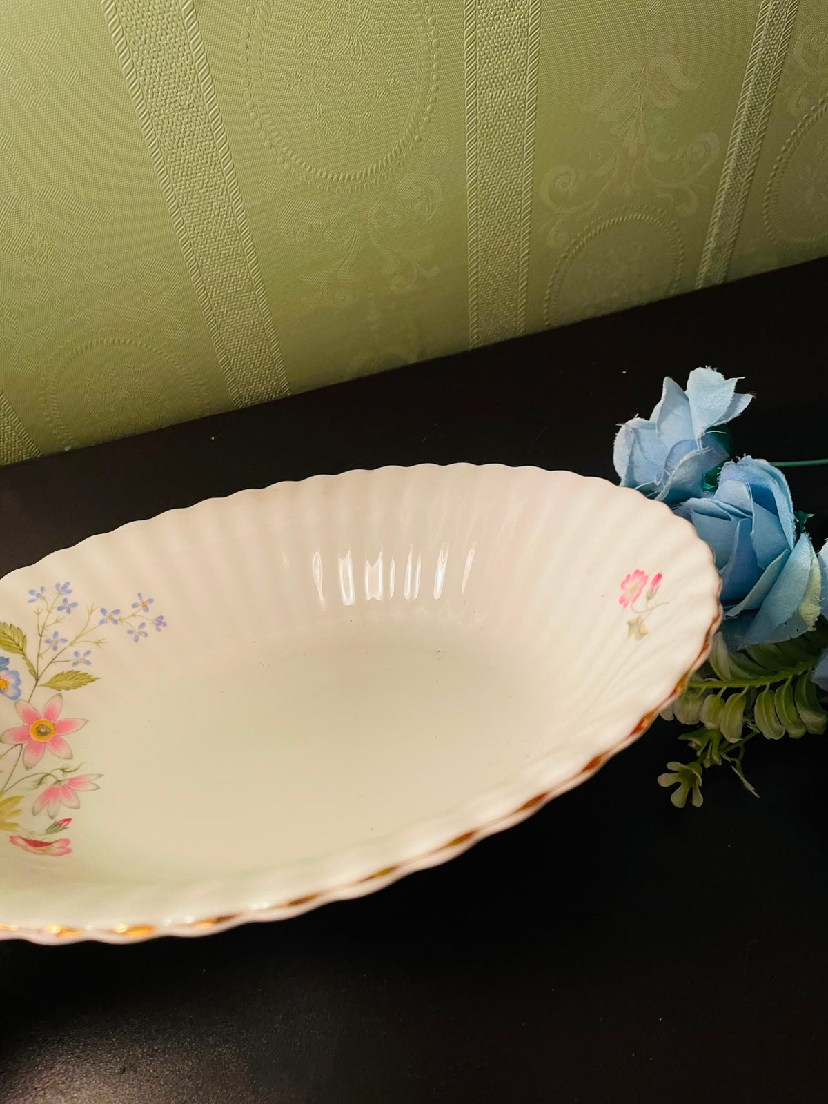 Richmond Wild Anemone Bone China Serving Bowl