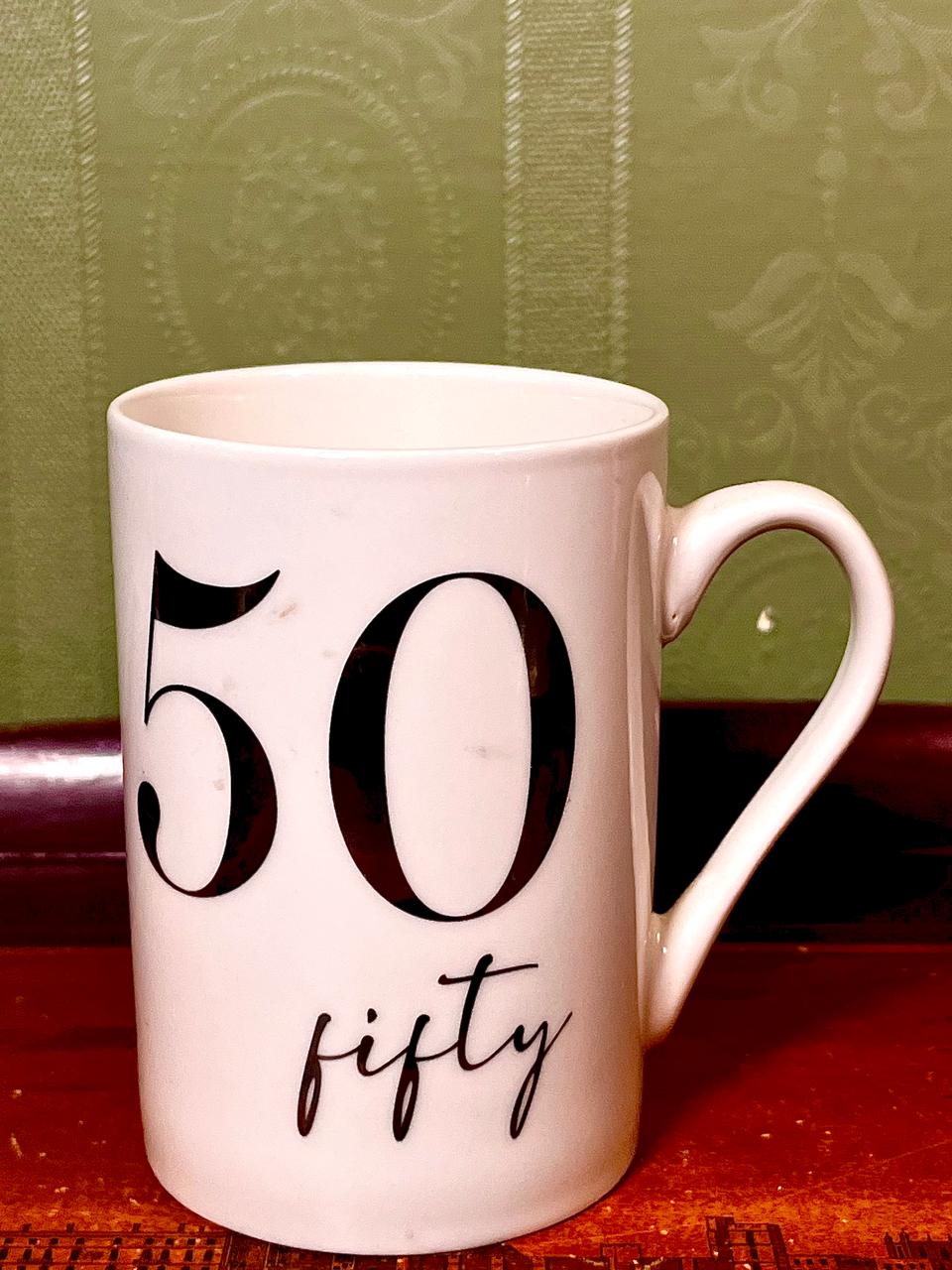 Milestones 50 Fifty Celebration Mug – 4.5"