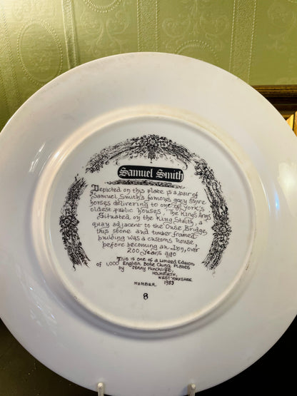Samuel Smith Old English Inn Collector Plate 10.5 Inch