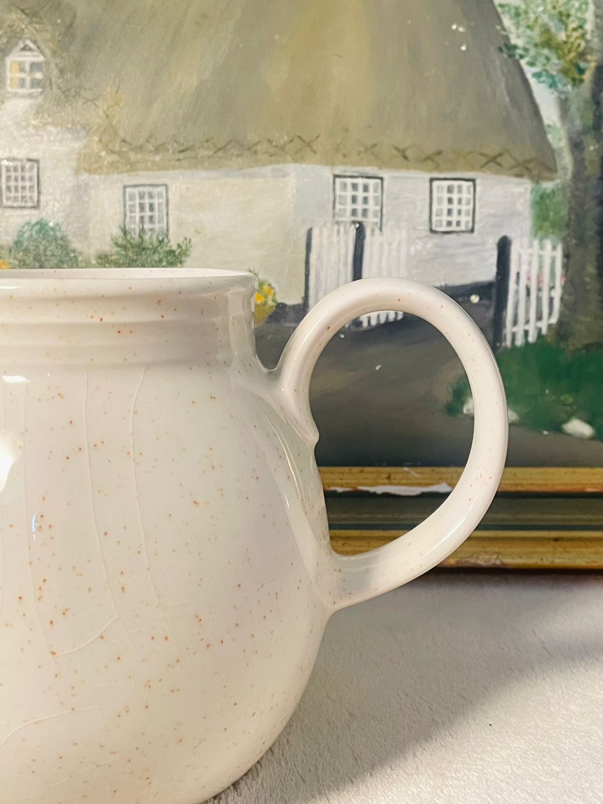 Vintage Pottery Milk Jug – Churchill England – Classic Ceramic Creamer