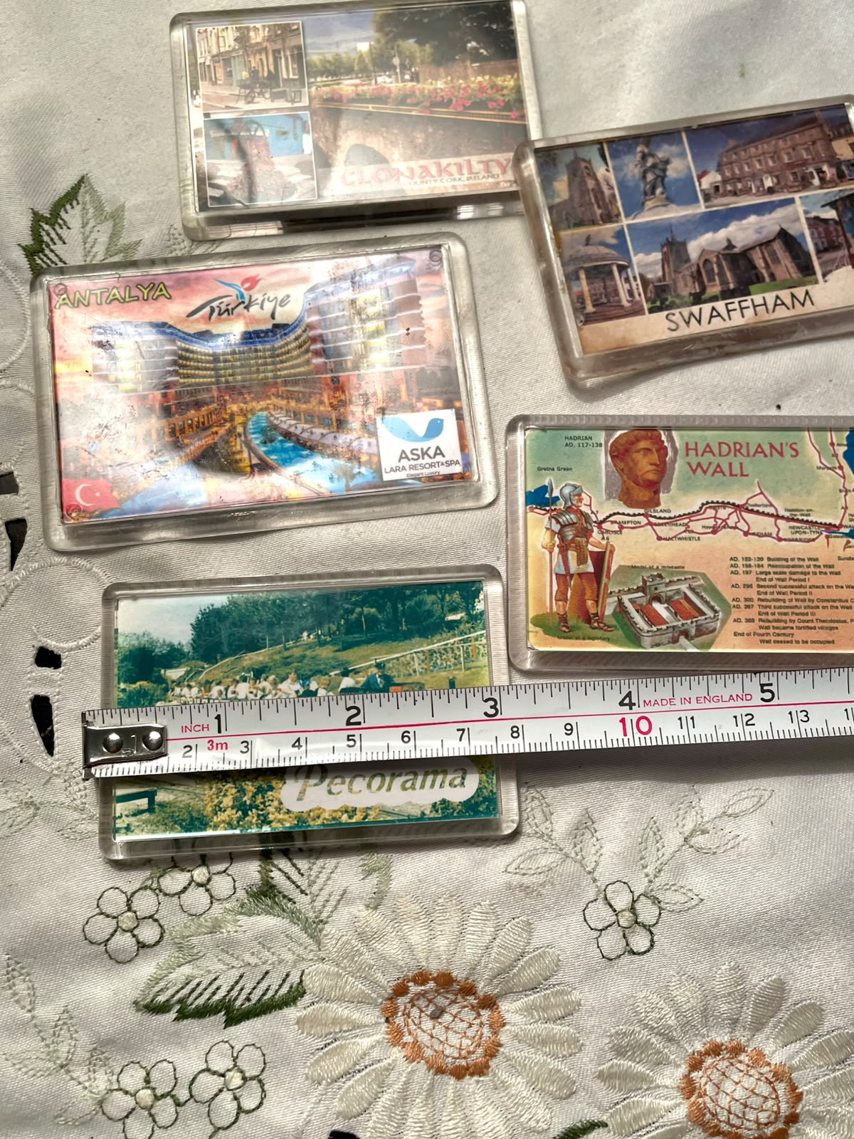 Vintage Travel Souvenir Fridge Magnets – 5 Piece Set