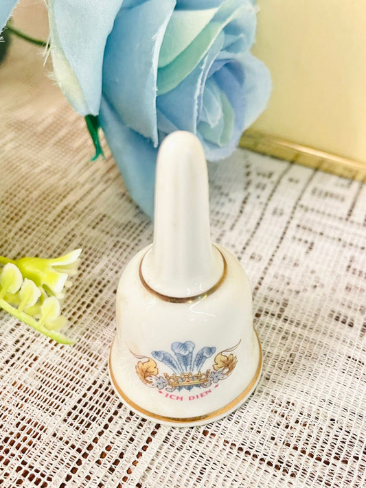 Vintage Sandringham Porcelain Souvenir Bell