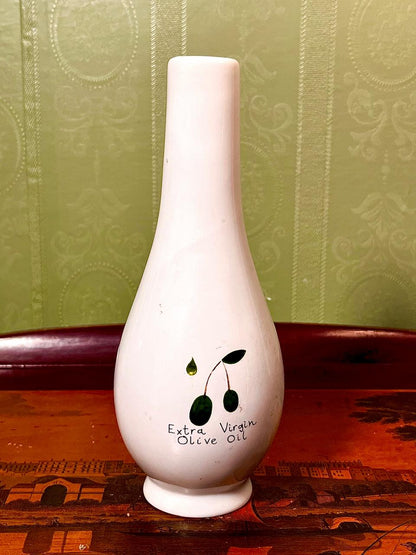 Extra Virgin Olive Oil Ceramic Bottle 8 Inch | Kitchen Décor