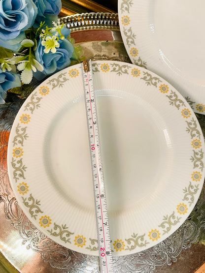 Vintage Paragon English Bone China Medium Plates – 5-Piece Set