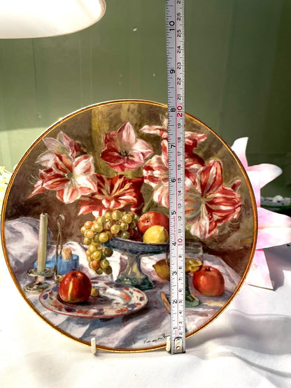 Royal Mosa Kees van den Berg Still Life Plate – 8 in