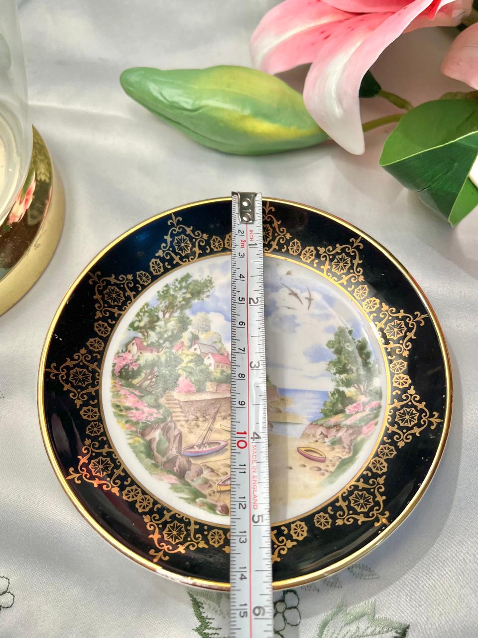Regency Bone China Scenic Decorative Plate 6 in Made in England