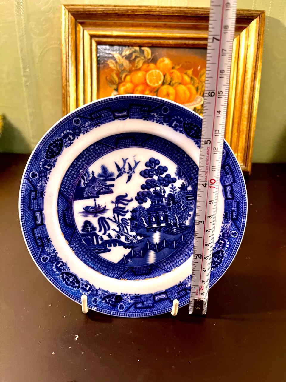 Vintage Blue & White Chinoiserie Plate – 6 Inch