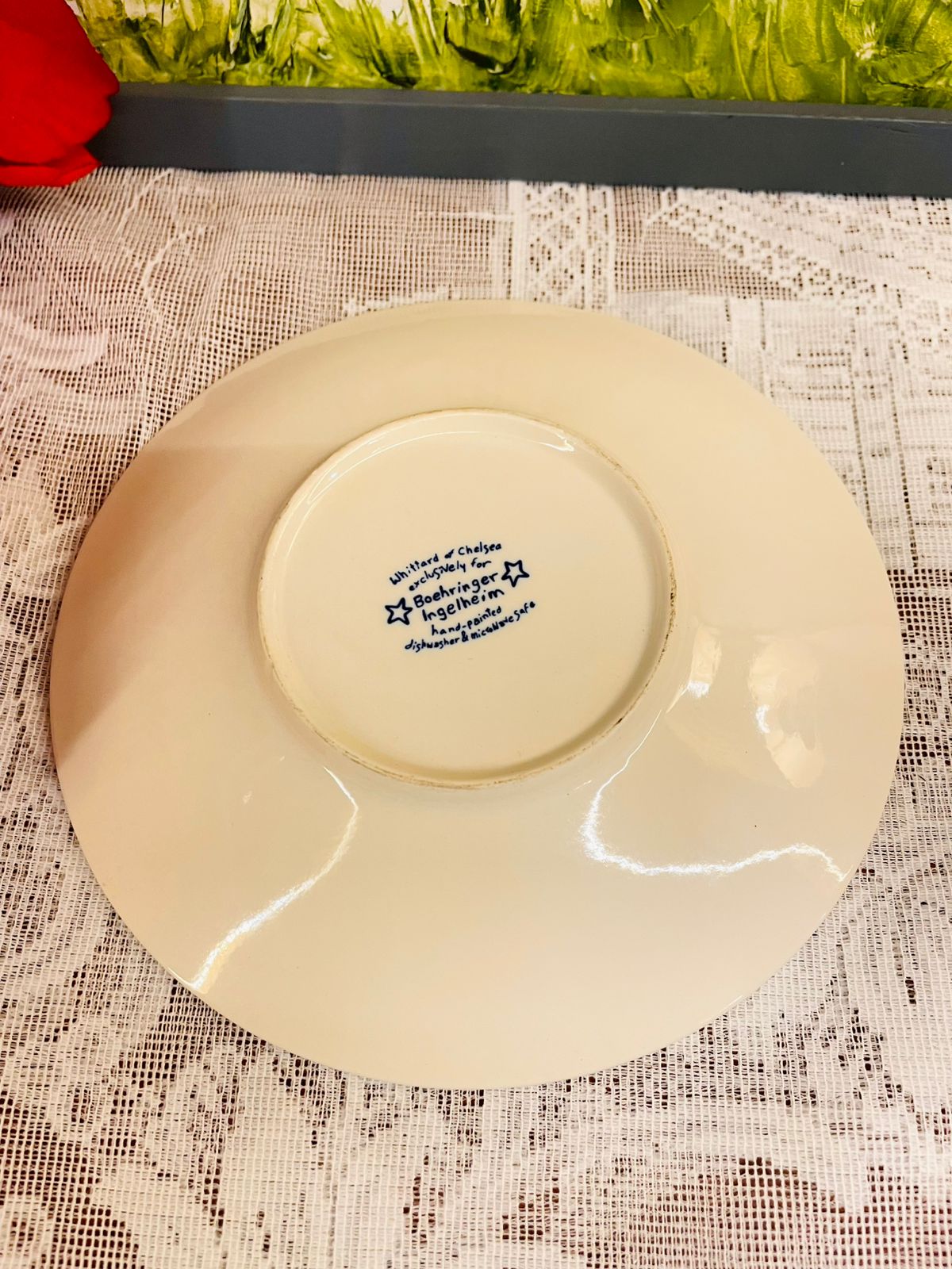 Whittard of Chelsea Hand-Painted Cup & Saucer