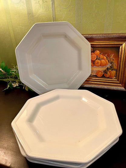Johnson Bros Heritage 10" Octagonal Dinner Plates Set of 4