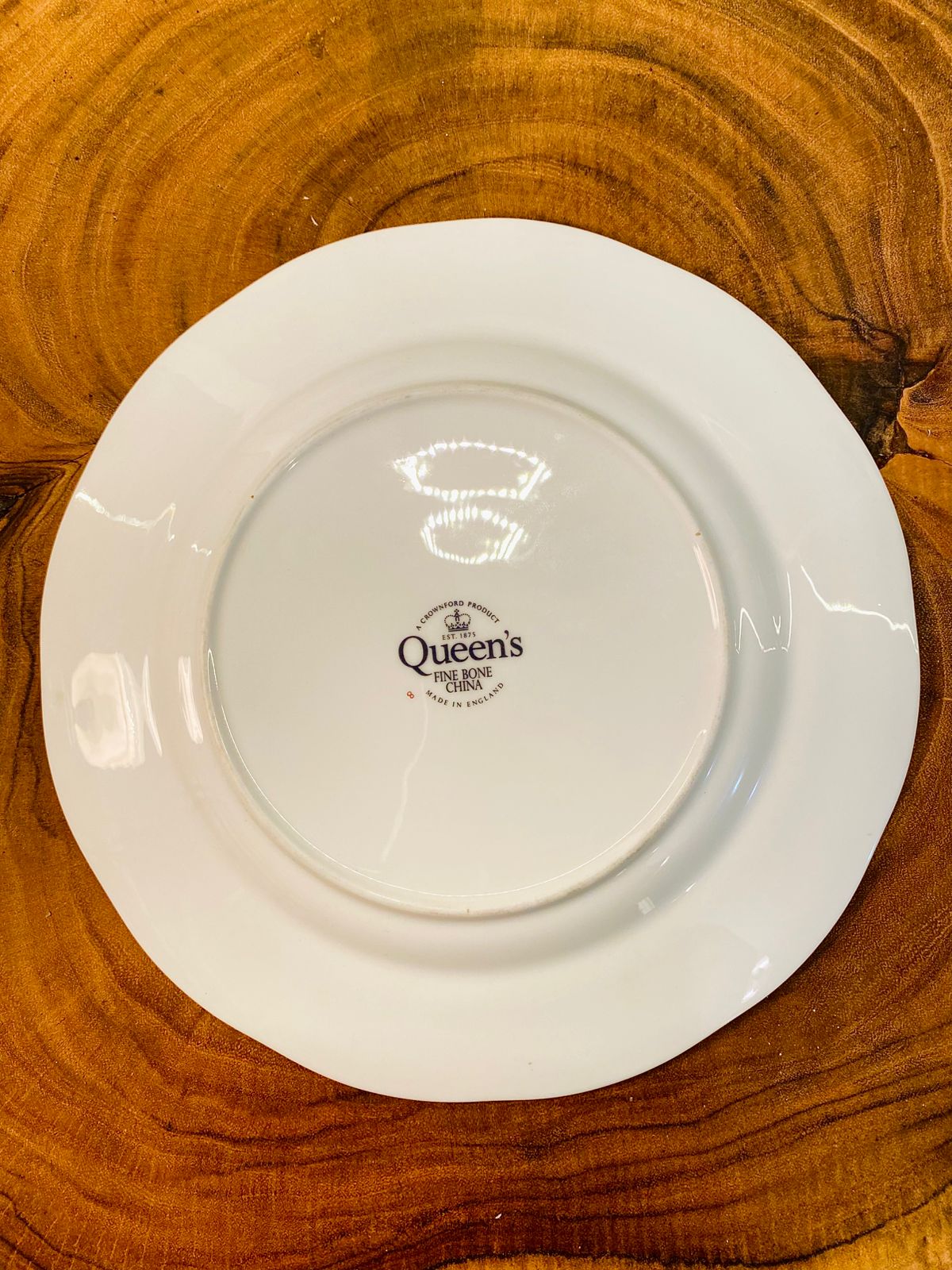 Queen’s Bone China Ruby Wedding Floral Plate England