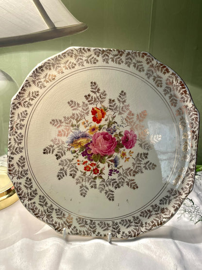 Lord Nelson Ware Floral Serving Platter Approx. 30 cm