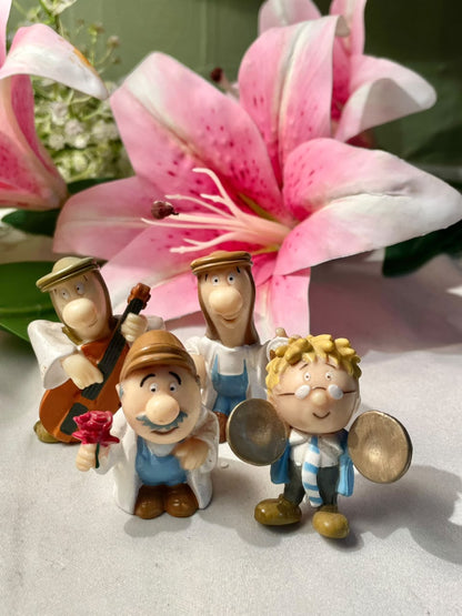 Mini Character Figurine Set – 4 Piece, Approx. 7.5 cm