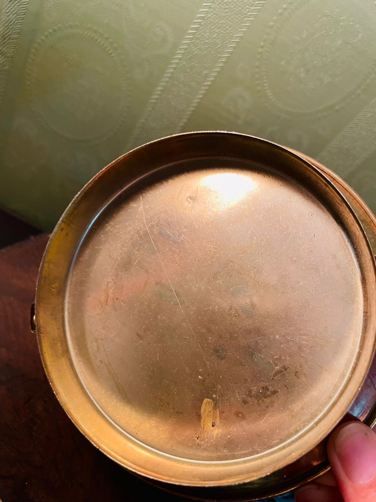 Vintage Brass Wall Sconce Candle Holder 5 Inch