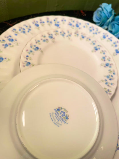 Royal Albert Memory Lane Dessert Plate Set & Platter