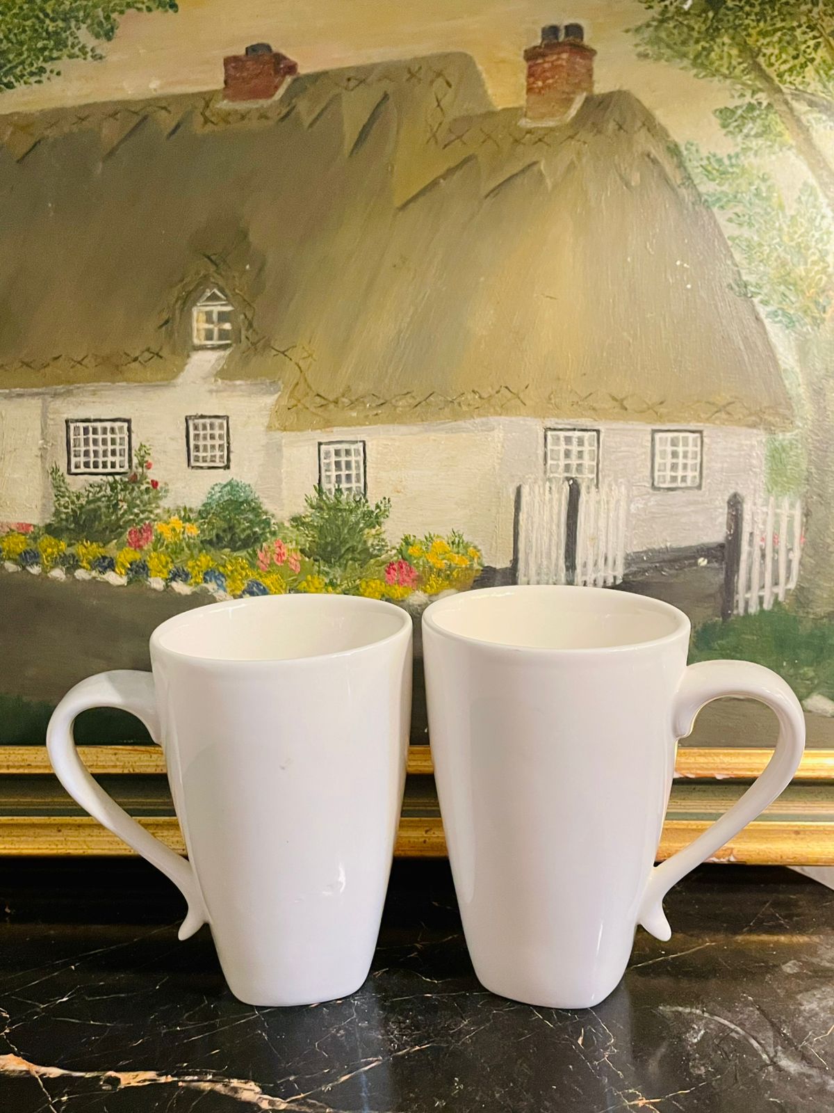 Set of 2 Mugs, Tea mug, Coffee mug ,Oven Safe, Ceramic , England