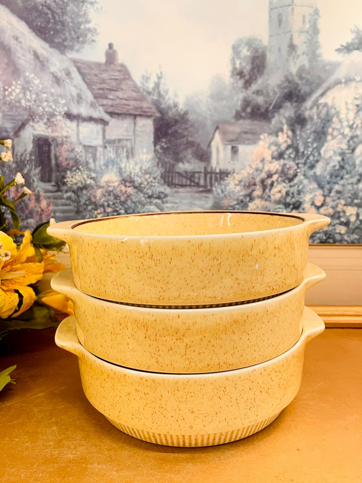 Vintage Poole England Ovenproof Casserole Dish Set of 6