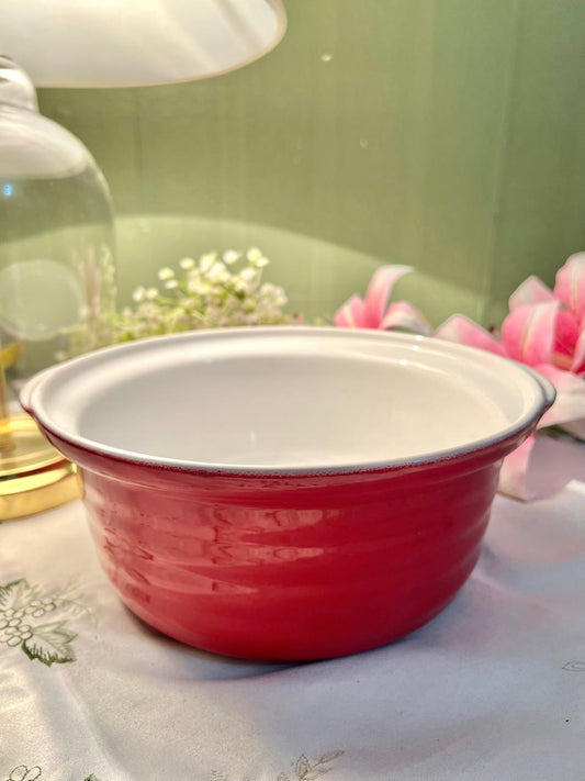 Lareg Ceramic Serving Bowl 10.5" – Deep Round Design