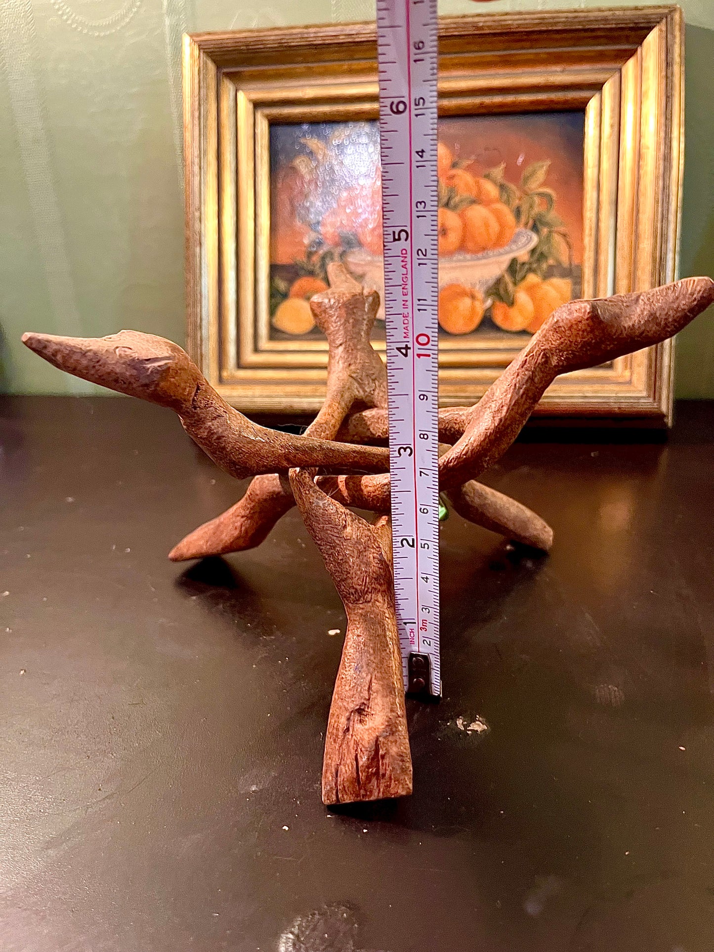 Rustic Branch Candle Holder – Wooden Tealight Display Stand