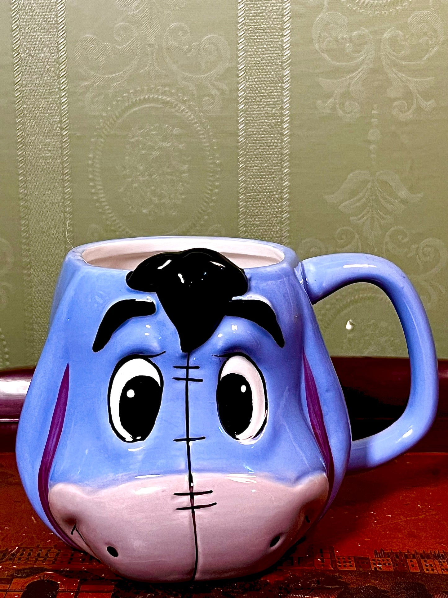 Disney Winnie the Pooh Eeyore Shaped Ceramic Mug 12cm