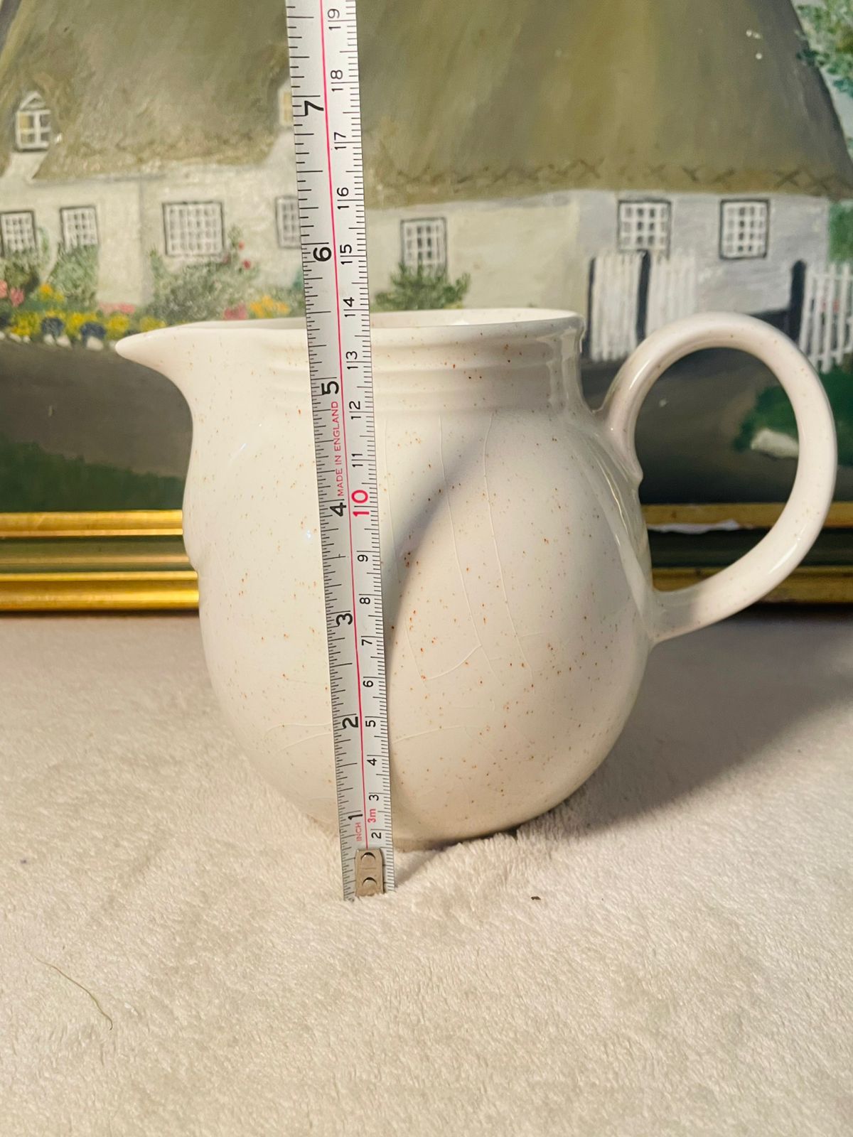 Vintage Pottery Milk Jug – Churchill England – Classic Ceramic Creamer