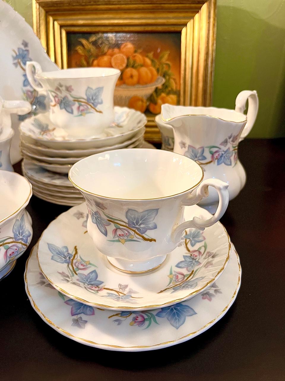 Royal Kent Trentside Fine Bone China Tea Set England – 21 Piece