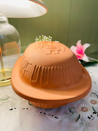 Scheurich Keramik West Germany Terracotta Roaster 13"