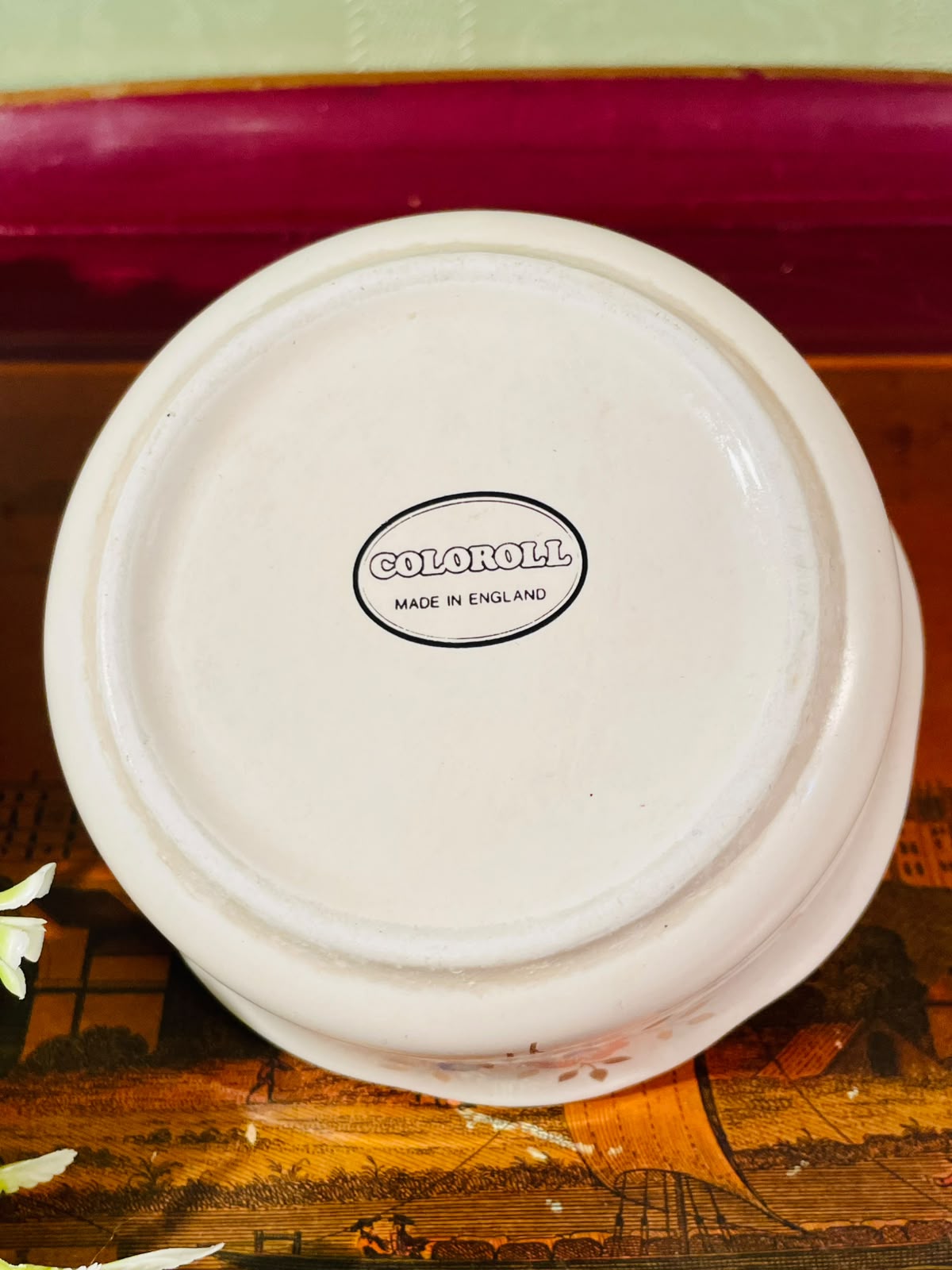 Floral Oven-Safe Casserole Dish with Lid