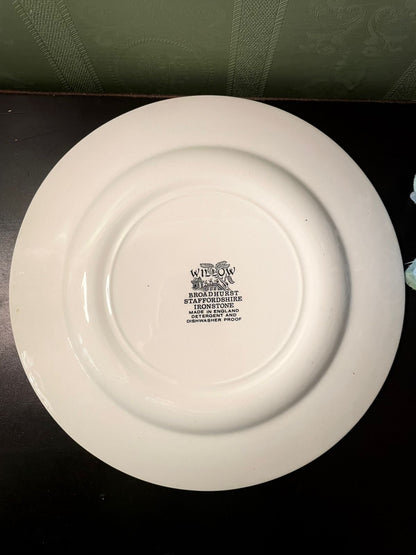 Broadhurst Willow Ironstone Decorative Plate 9 Inch